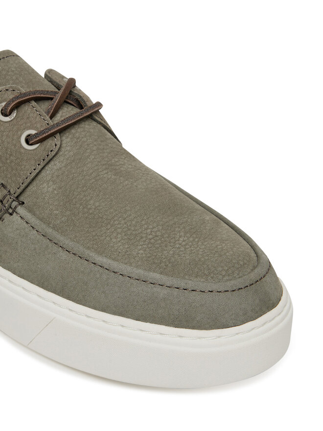 Calvin Klein Туфлі Calvin Klein Hybrid Lace Up Boat Nu HM0HM01892 Сірий