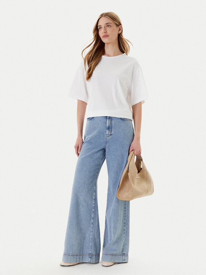 United Colors Of Benetton United Colors Of Benetton Футболка 3903D10AA Білий Boxy Fit