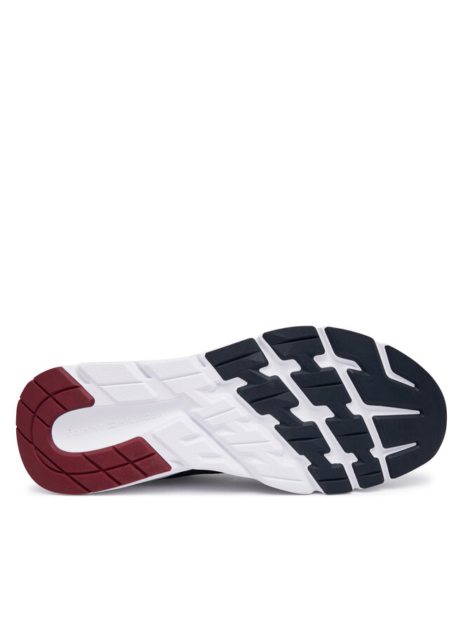 Tommy Hilfiger Sneakers Tommy Hilfiger Light Knitted Hilfiger Runner FM0FM06010 Dunkelblau