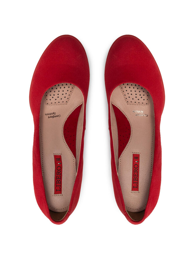 Libero Halbschuhe Libero 9120 Rot