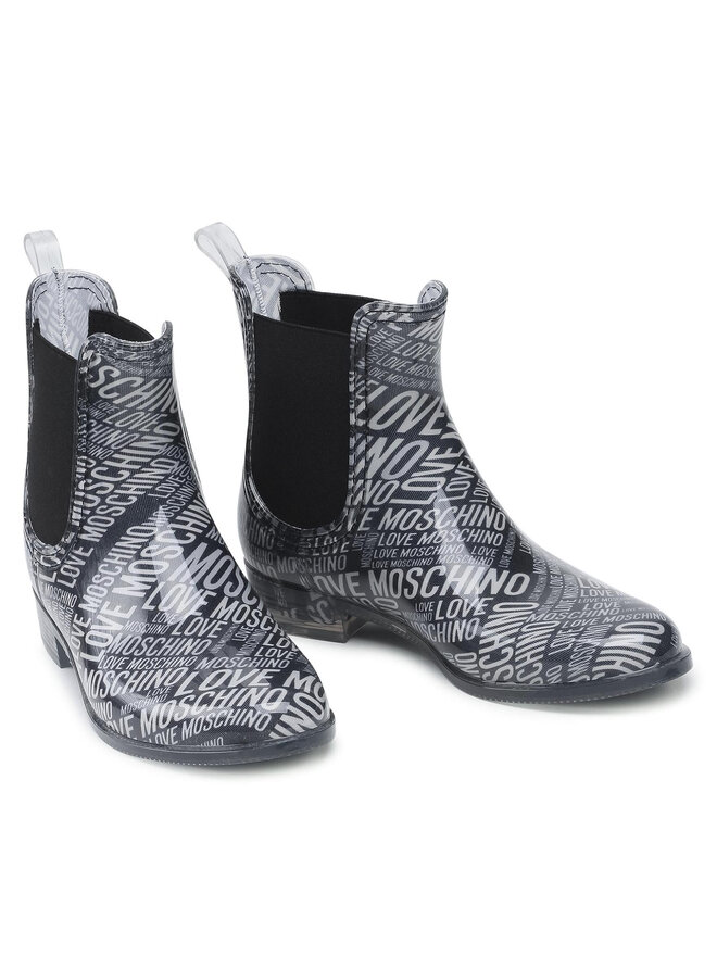 LOVE MOSCHINO Kalosze LOVE MOSCHINO JA21163G1DIR400A Czarny