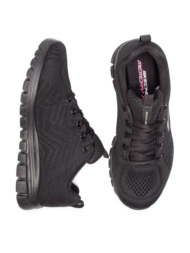 Skechers Sneakersy Skechers Get Connected 12615/BBK Černá