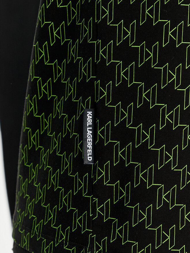 KARL LAGERFELD KARL LAGERFELD Polo 745401 552235 Μαύρο Slim Fit