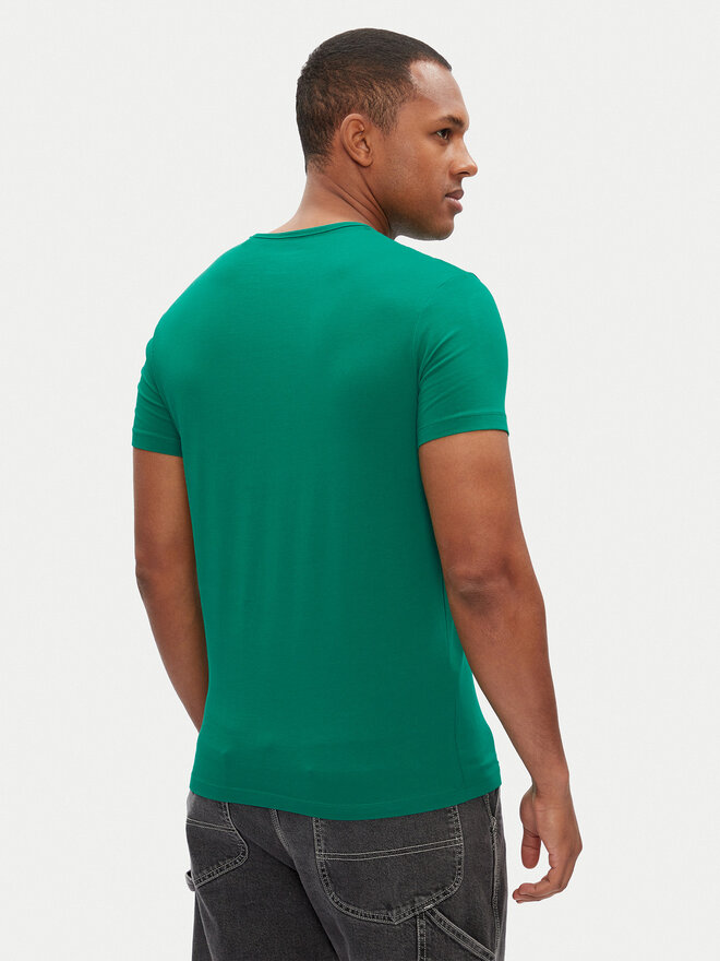 Pepe Jeans Pepe Jeans Marškinėliai Original Basic PM508212 Žalia Slim Fit