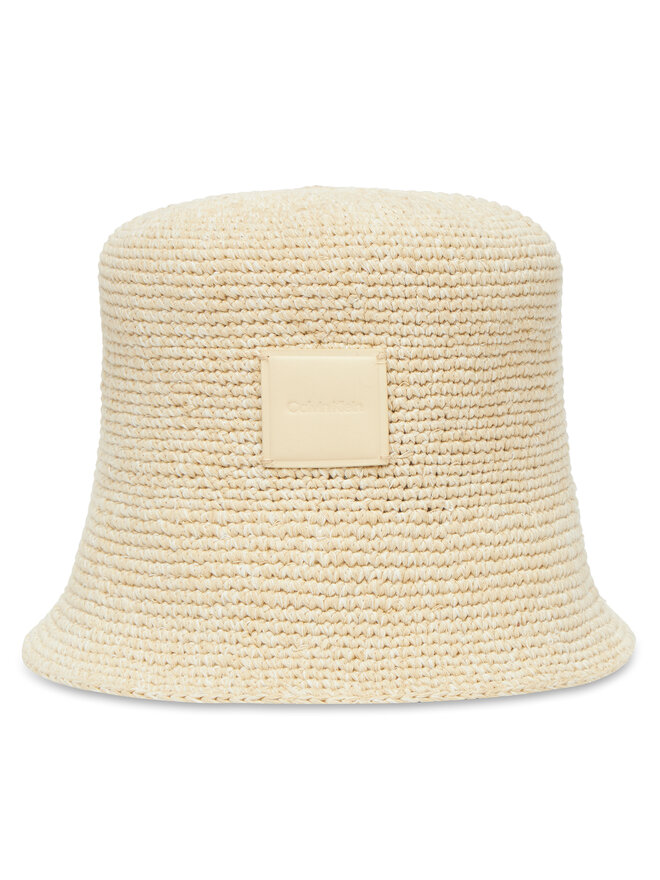 Calvin Klein Klobúk Calvin Klein Crochet Bucket LV04K5064G Béžová