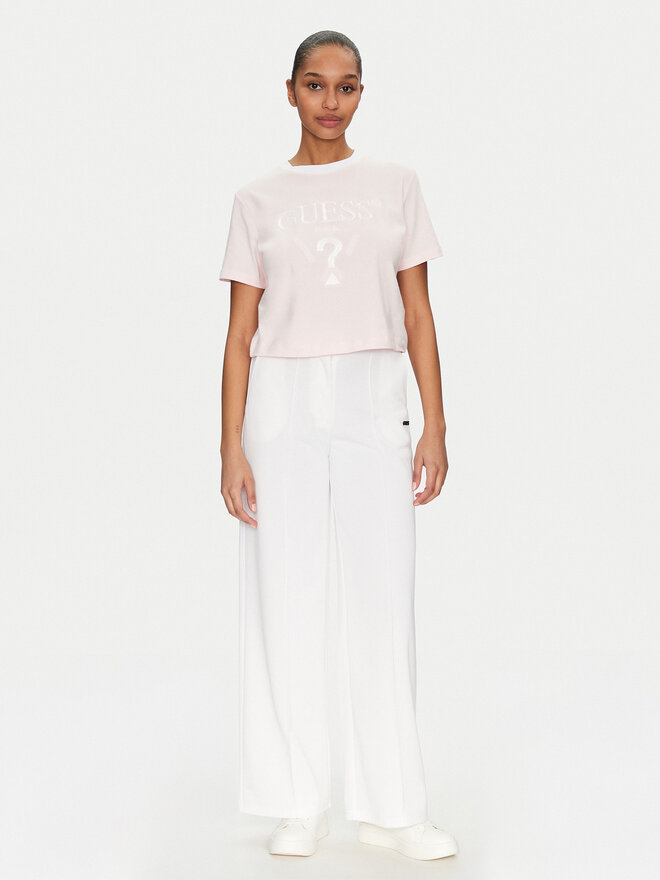 Guess Guess Marškinėliai V5GI18 I3Z14 Rožinė Boxy Fit