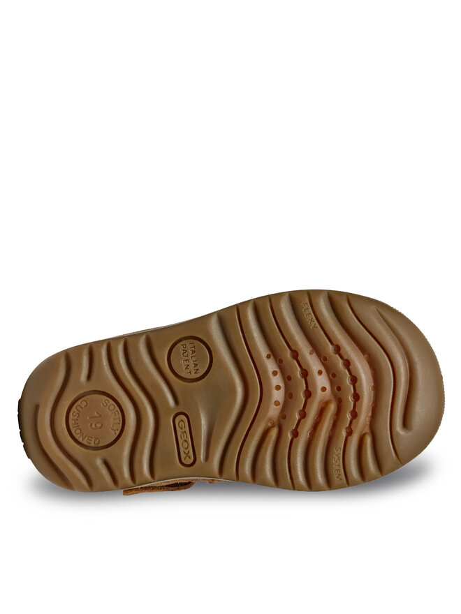 Geox Schnürschuhe Geox B Macchia Boy B464NA 022BC C6000 Braun