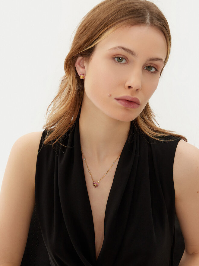 Guess Колие Guess JUBN05 007JW Златист