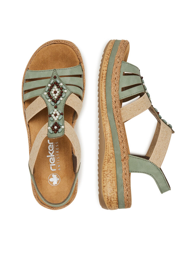 Rieker Sandalen Rieker V0920-52 Grün