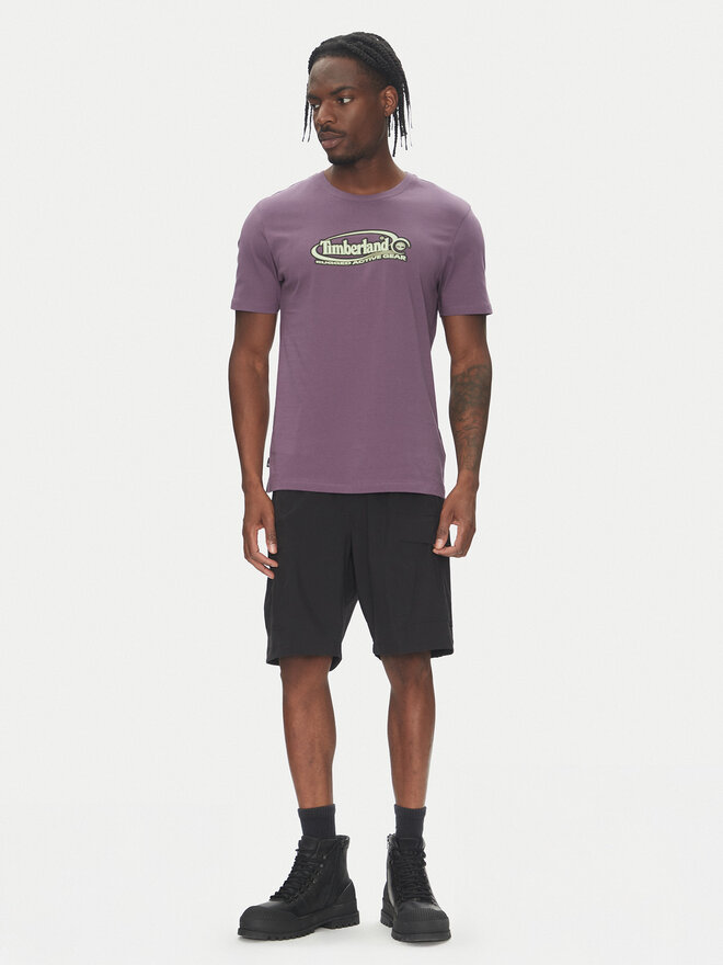 Timberland Timberland Marškinėliai TB0A6DJY Violetinė Regular Fit