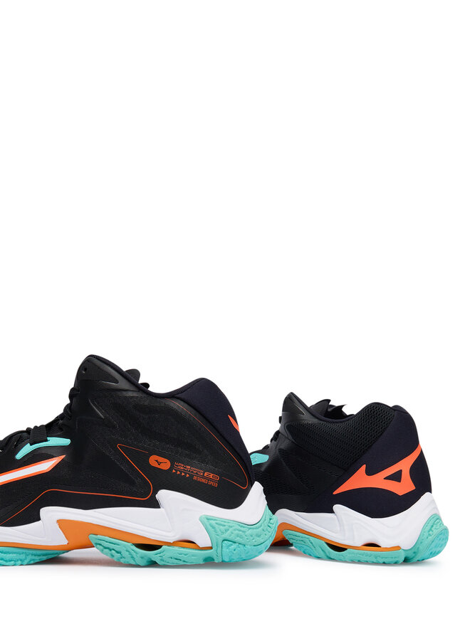 Mizuno Παπούτσια Σάλας Mizuno Wave Lightning Z8 Mid V1GA2405 Μαύρο