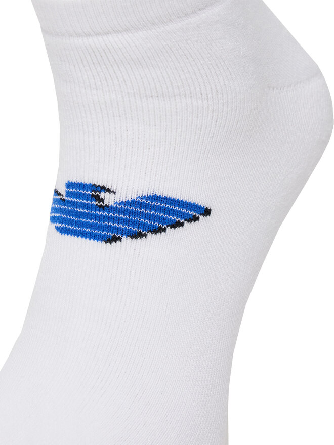 Emporio Armani 2er-Set niedrige Herrensocken Emporio Armani EM000538 AF12299 MC001 Schwarz