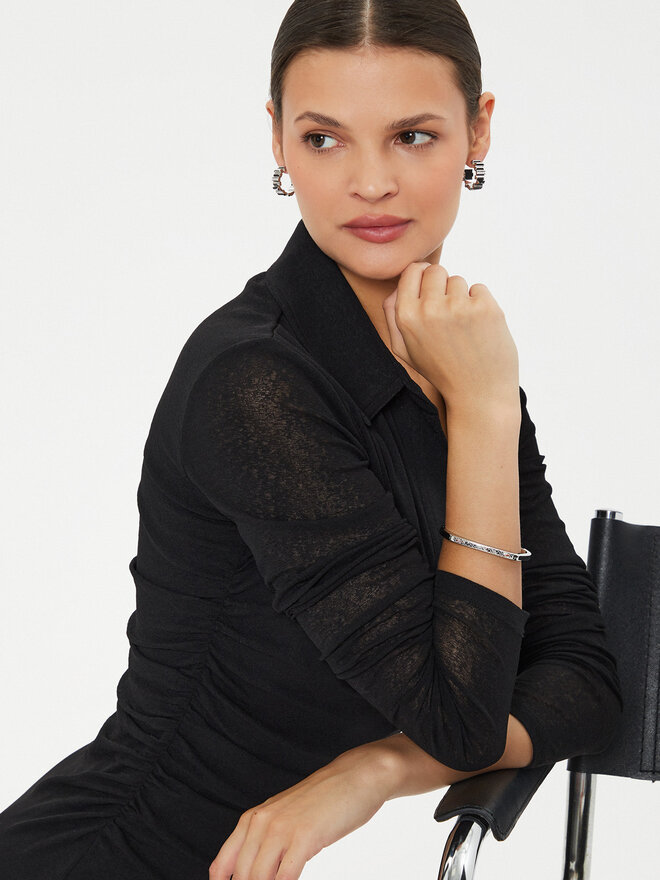 Calvin Klein Bransoletka Calvin Klein 35000555 Srebrny