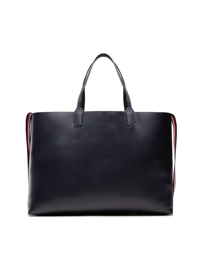 Bolso Tommy Hilfiger Iconic Tommy Tote AW0AW10932 Azul marino zapatos.es