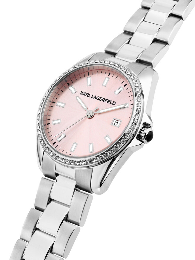 KARL LAGERFELD Ρολόι KARL LAGERFELD R0553101512 Ασημί