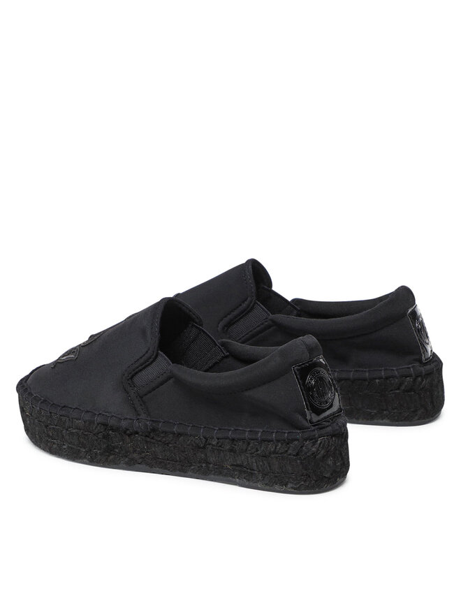 Black slip on espadrilles 2025
