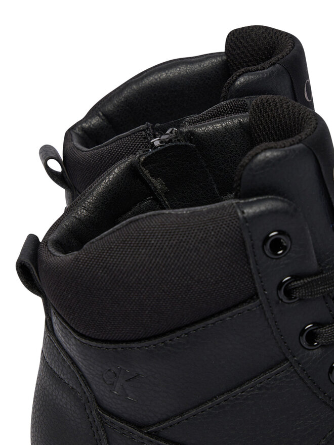 Calvin Klein Botines planos Calvin Klein Lace-Up Bootie V3X5-83187-1695 S Negro