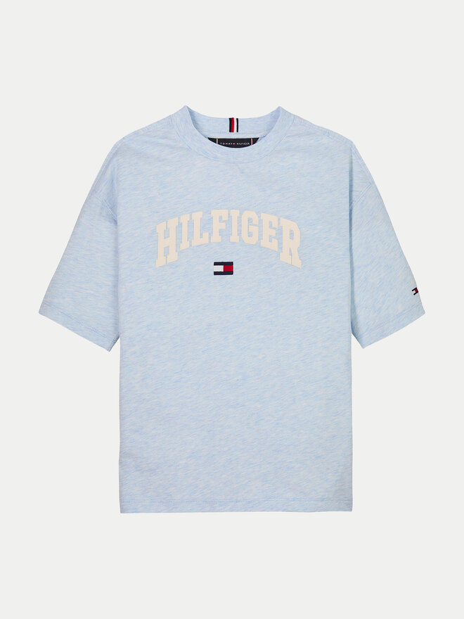 Tommy Hilfiger Tommy Hilfiger Camiseta Varsity KB0KB09533 D Celeste Regular Fit