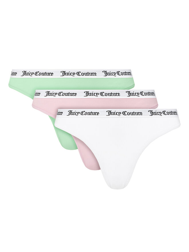Juicy Couture Juicy Couture Набір з 3 пар стрінгів JCLTH224571 Кольоровий