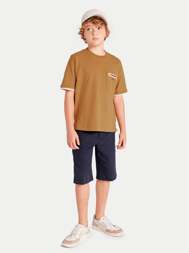 Mayoral Mayoral Majica 6004 Rjava Regular Fit