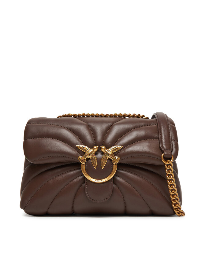 PINKO Ročna torba PINKO Love Puff Classic Cl 100038 A1EX Rjava
