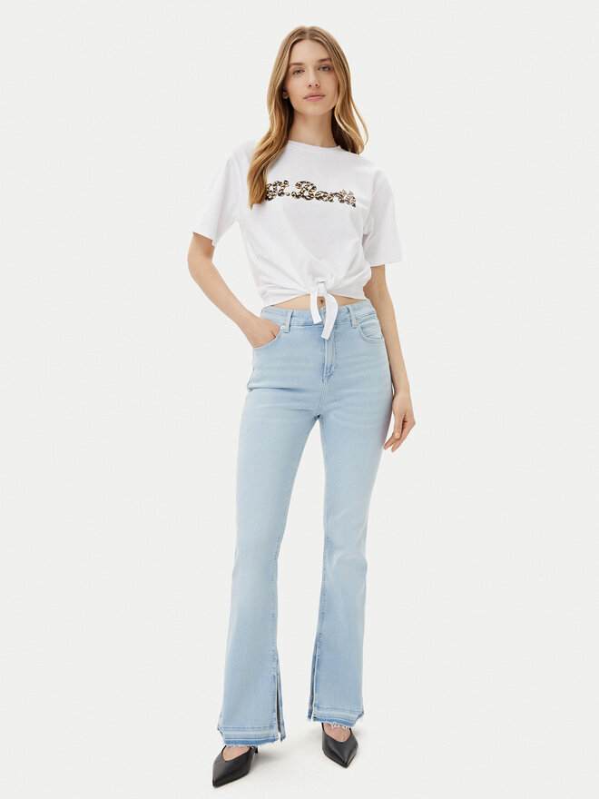 Silvian Heach Silvian Heach Camiseta Knippi GPP25190TS Blanco Regular Fit