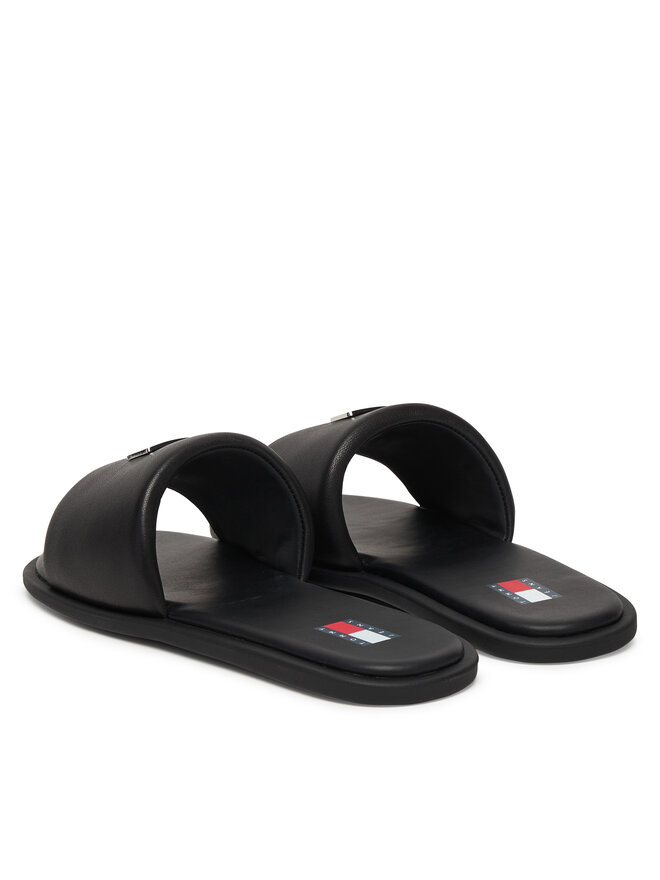 Tommy Jeans Pantoletten Tommy Jeans Tjw Soft Padded Casual Slide EN0EN02950 Schwarz