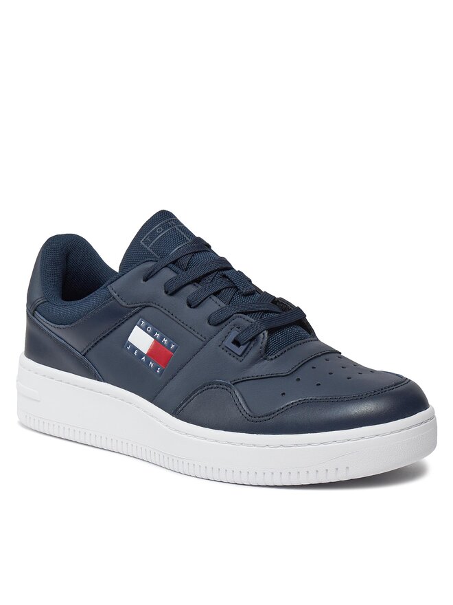Tommy Jeans Сникърси Tommy Jeans Tjm Retro Basket Ess EM0EM01395 Тъмносин