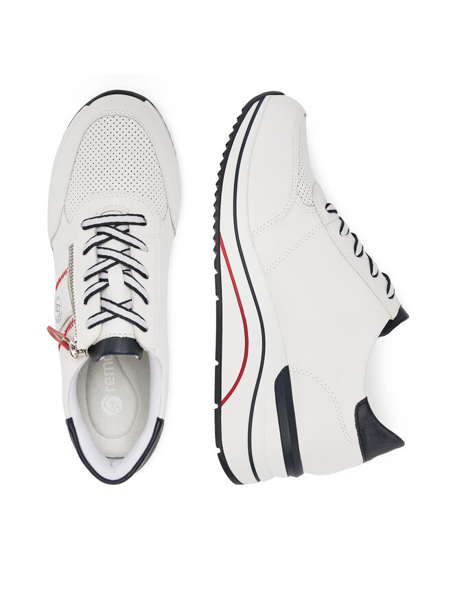 Remonte Sneakersy Remonte D0T04-81 Biela
