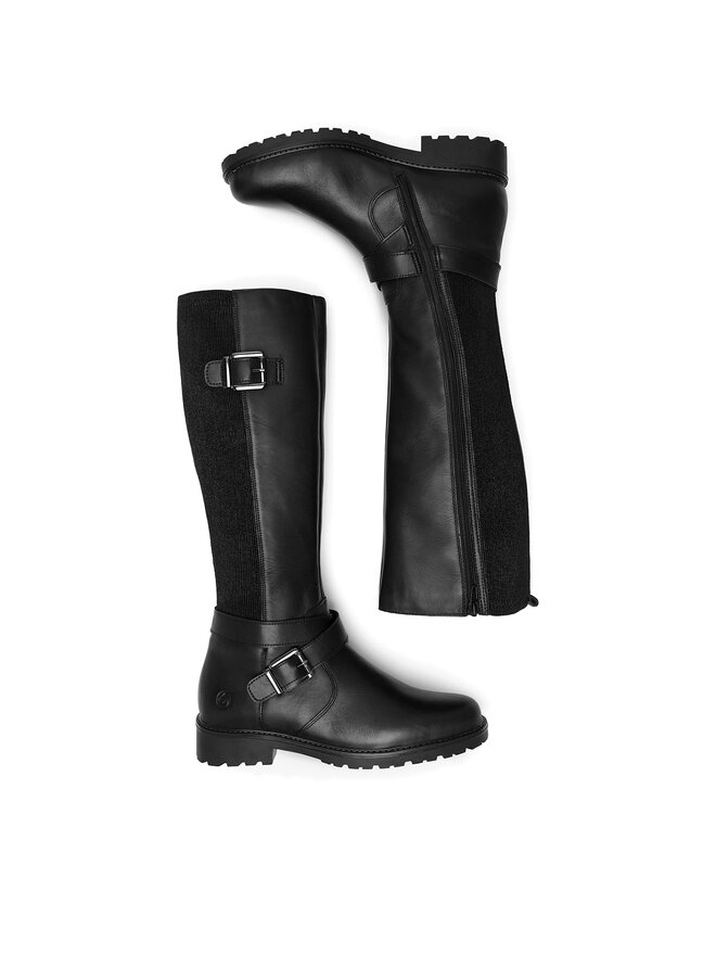 Remonte Oficerki Remonte R6593-00 Czarny