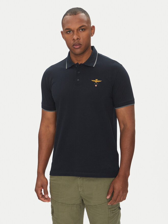 Aeronautica Militare Aeronautica Militare Poloshirt 251PO1308P82 Dunkelblau Regular Fit