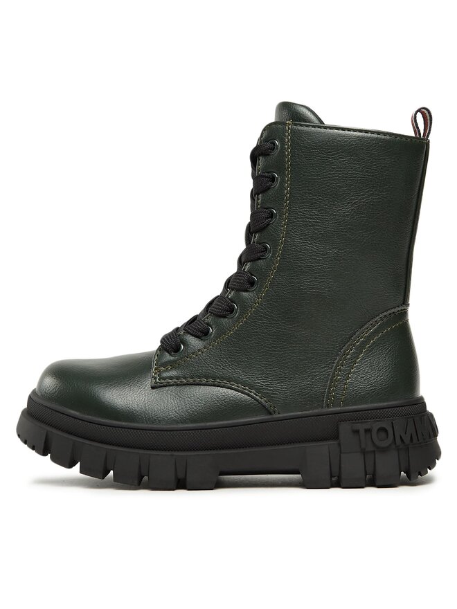 Tommy Hilfiger Stivali Tommy Hilfiger T3A5-33057-1355406 M Verde