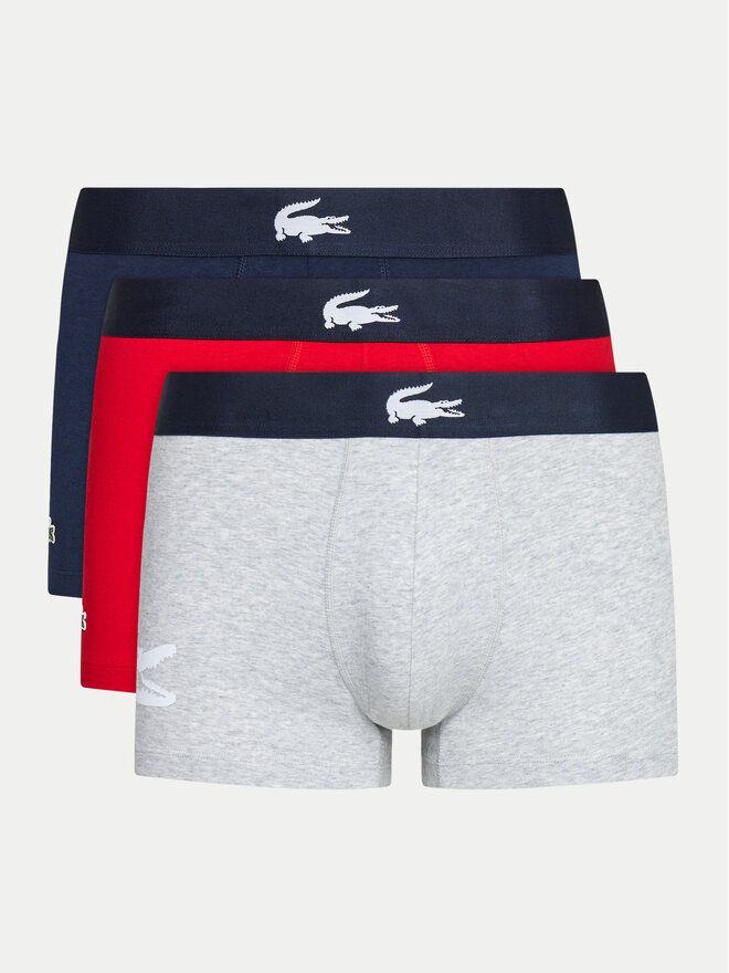 Lacoste Lacoste Набір з 3 пар боксерів 5H1803 Кольоровий