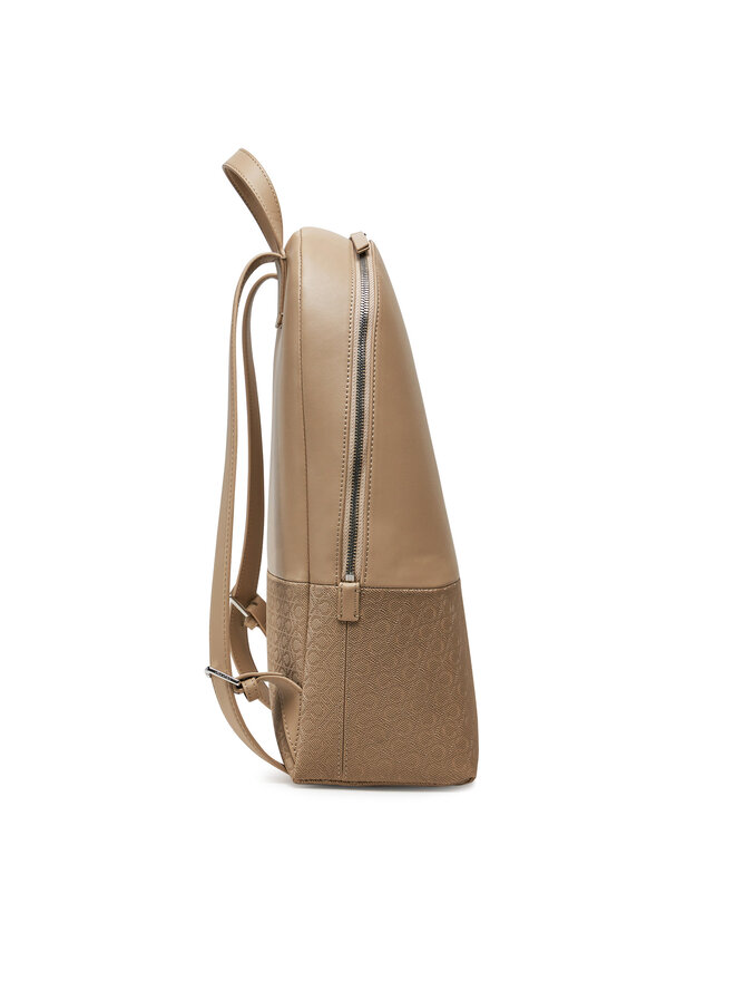 Calvin Klein Batoh Calvin Klein Ck Mixmedia Backpack_Mono K60K613184 Béžová