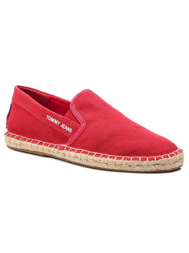 Tommy Jeans Espadrilles Tommy Jeans Flag Espadrille EM0EM00232 Rot