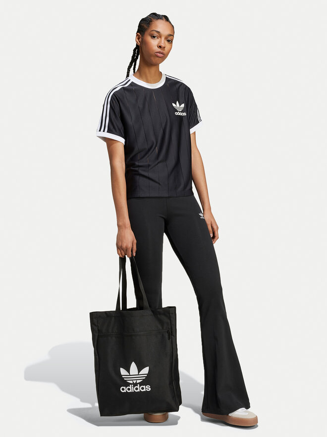 adidas adidas Marškinėliai adicolor 3-Stripes IX5505 Juoda Loose Fit