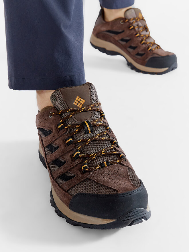 Scarpe Da Trekking Columbia Crestwood WP - Impermeabili, Tomaia In Pelle E Tessuto, Suola Omni-Grip, Per Uomo