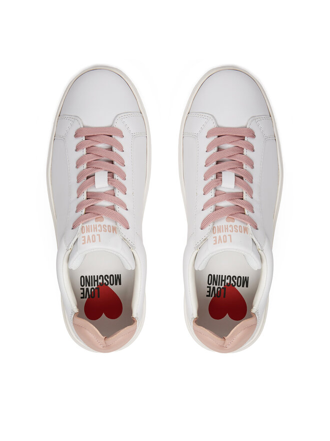 LOVE MOSCHINO Sneakersy LOVE MOSCHINO JA15174G1MIA310C Biały