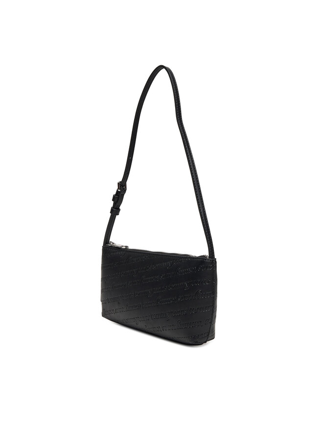 Tommy Jeans Handtasche Tommy Jeans Tjw Must Aop Shoulder Bag AW0AW17867 Schwarz