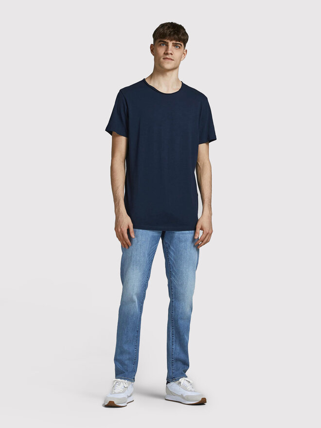 Jack&Jones Jack&Jones Marškinėliai Basher 12182498 Tamsiai mėlyna Regular Fit