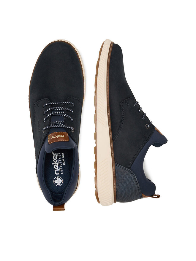 Rieker Pantofi Rieker B3360-14 Bleumarin