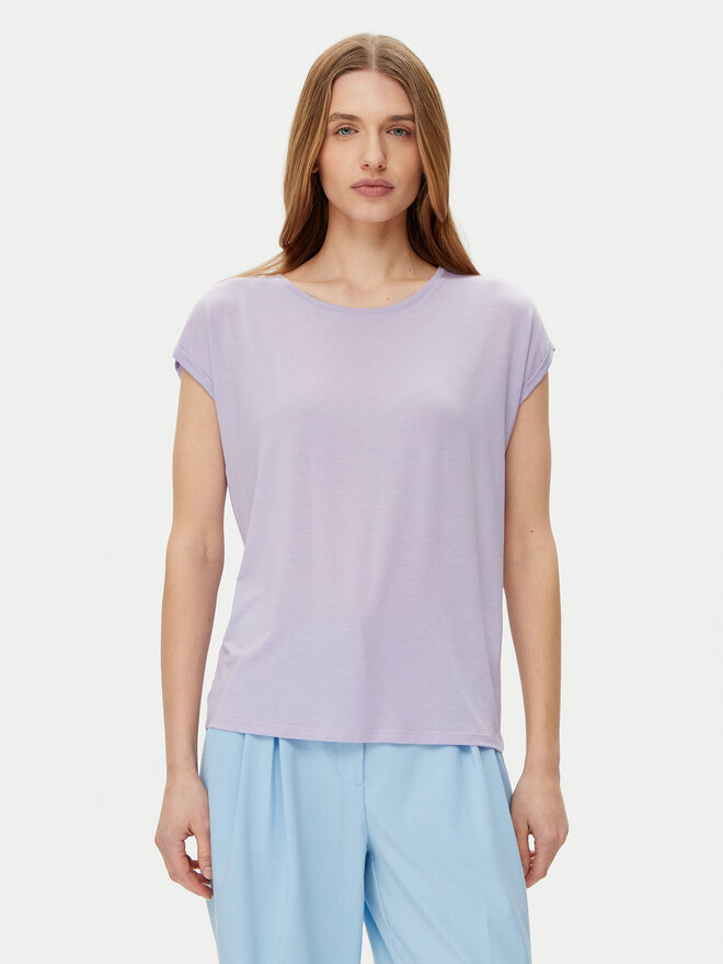 Vero Moda Vero Moda Футболка Ava 10284468 Фіолетовий Regular Fit