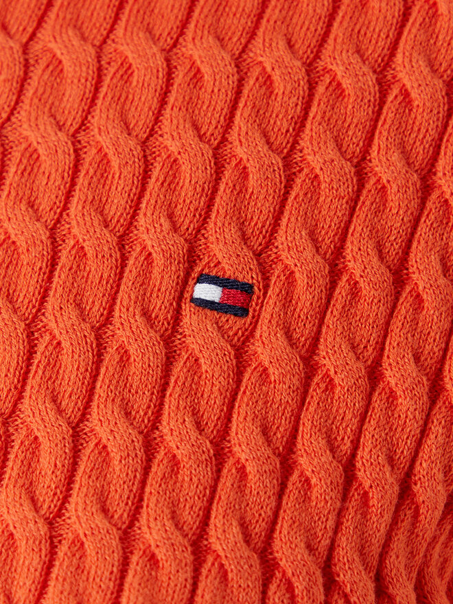 Tommy Hilfiger Tommy Hilfiger Poloshirt Fine WW0WW41474 Orange Regular Fit