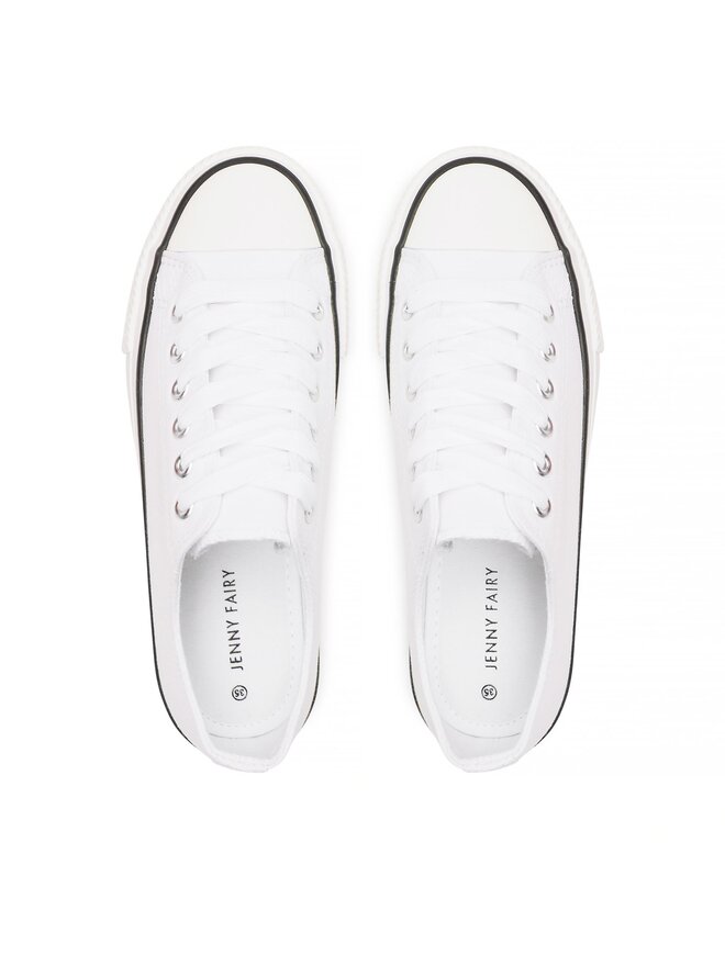 Jenny Fairy Sneakers aus Stoff Jenny Fairy WS160701-02ECO Weiß