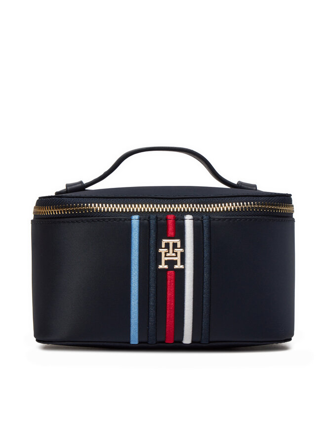 Kosmetiktasche Tommy Hilfiger Poppy Vanity Case Corp AW0AW16017 Dunkelblau eschuhe