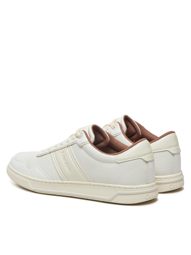 Calvin Klein Snīkeri Calvin Klein Low Top Lace Up Logo HM0HM01653 Balts