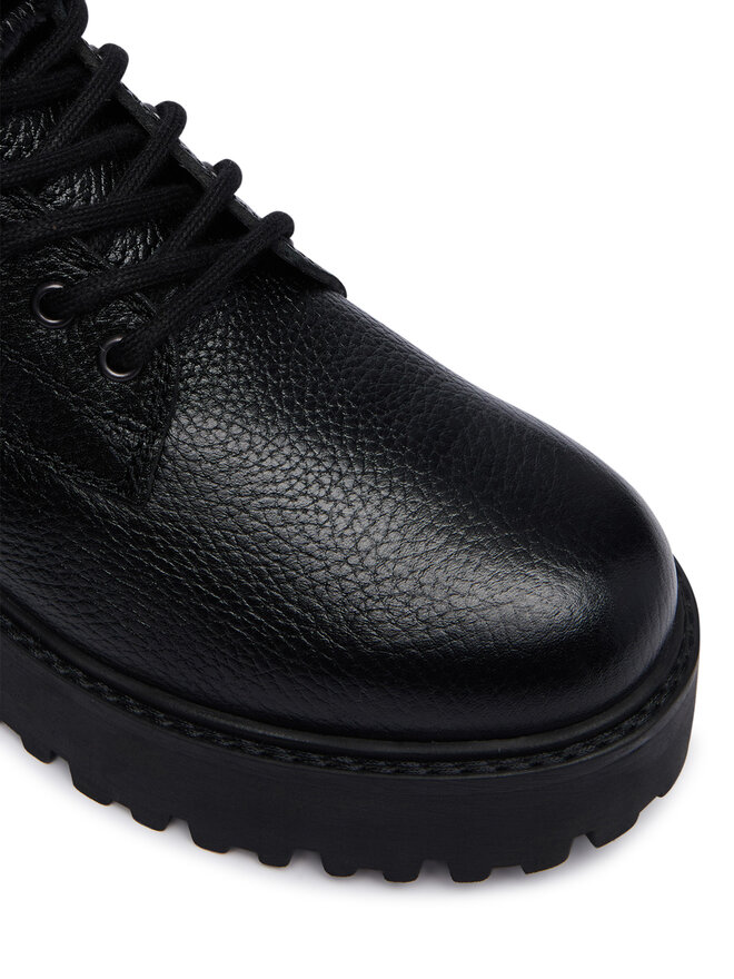 Tommy Jeans Schnürschuhe Tommy Jeans Tjw Platform Boots Wl EN0EN03159 Schwarz