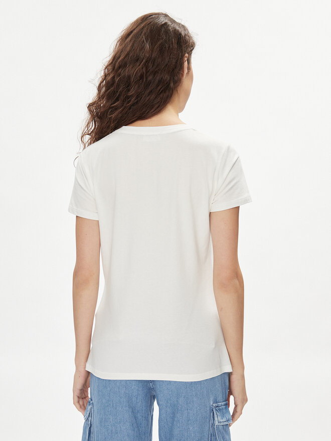 Liu Jo Liu Jo Camiseta TA4202 JS003 Écru Regular Fit