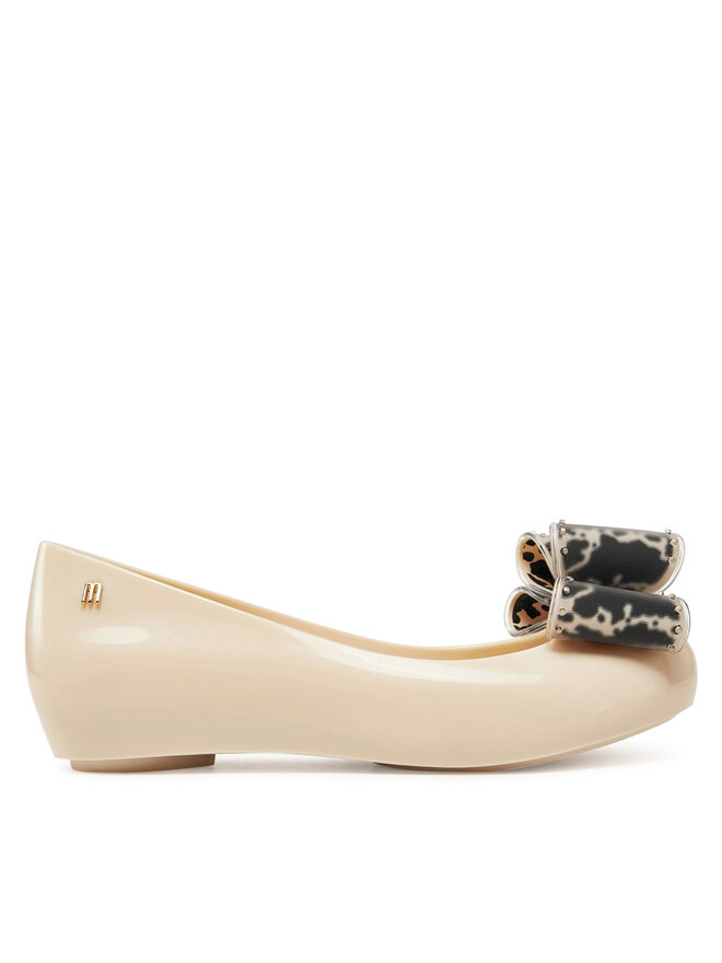 Melissa Ballerine Melissa Melissa Ultragirl Classic Bow Ad 35965 Beige