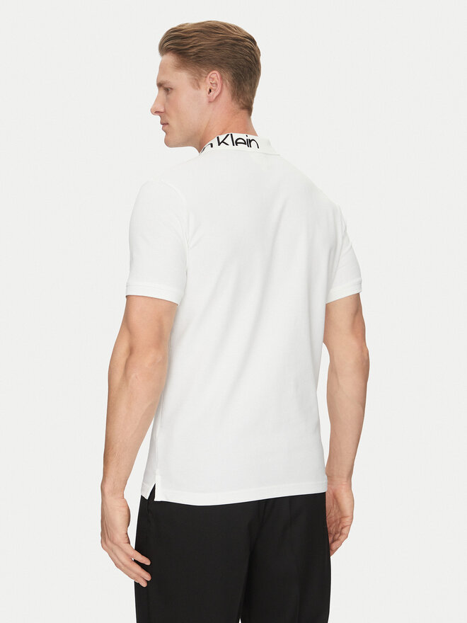 Calvin Klein Calvin Klein Poloshirt K10K114474 Weiß Regular Fit